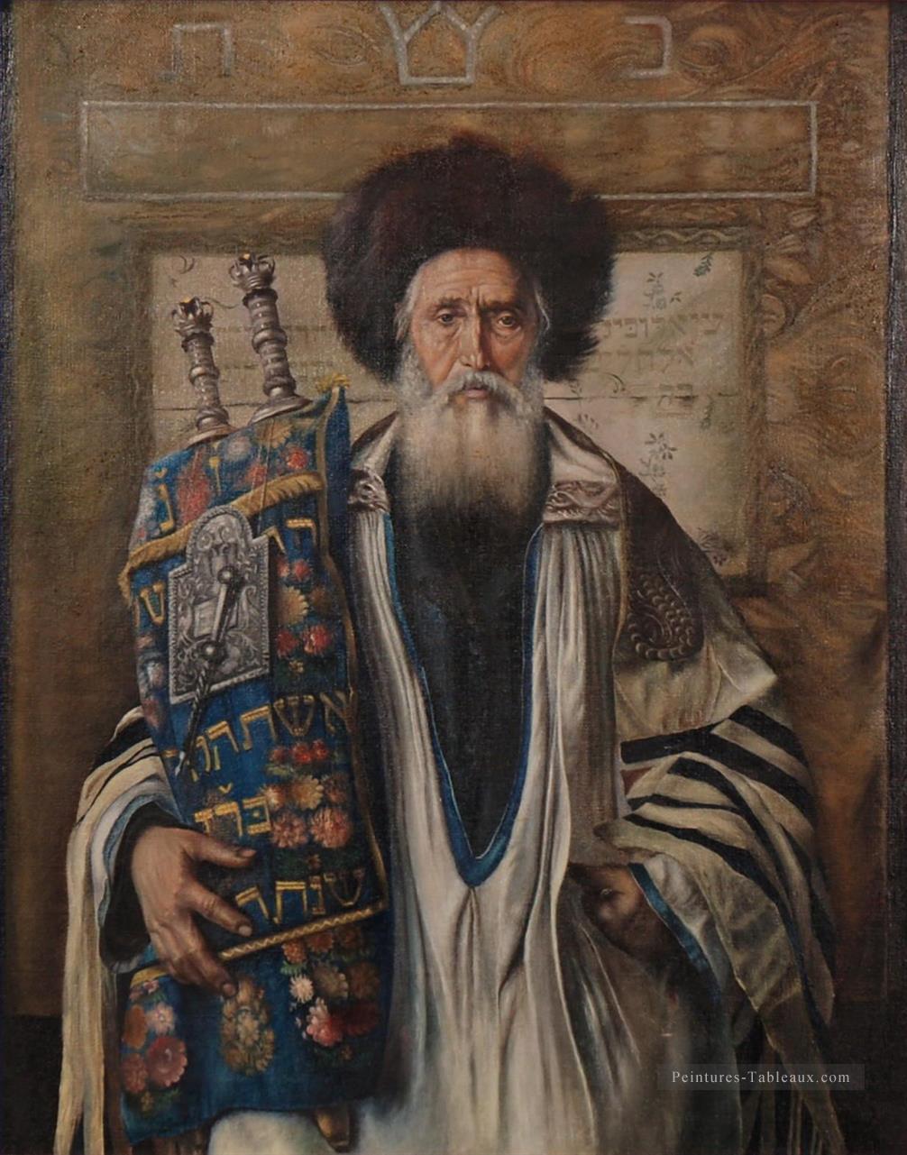 Portrait d’un homme Isidore Kaufmann juif hongrois Peintures à l'huile